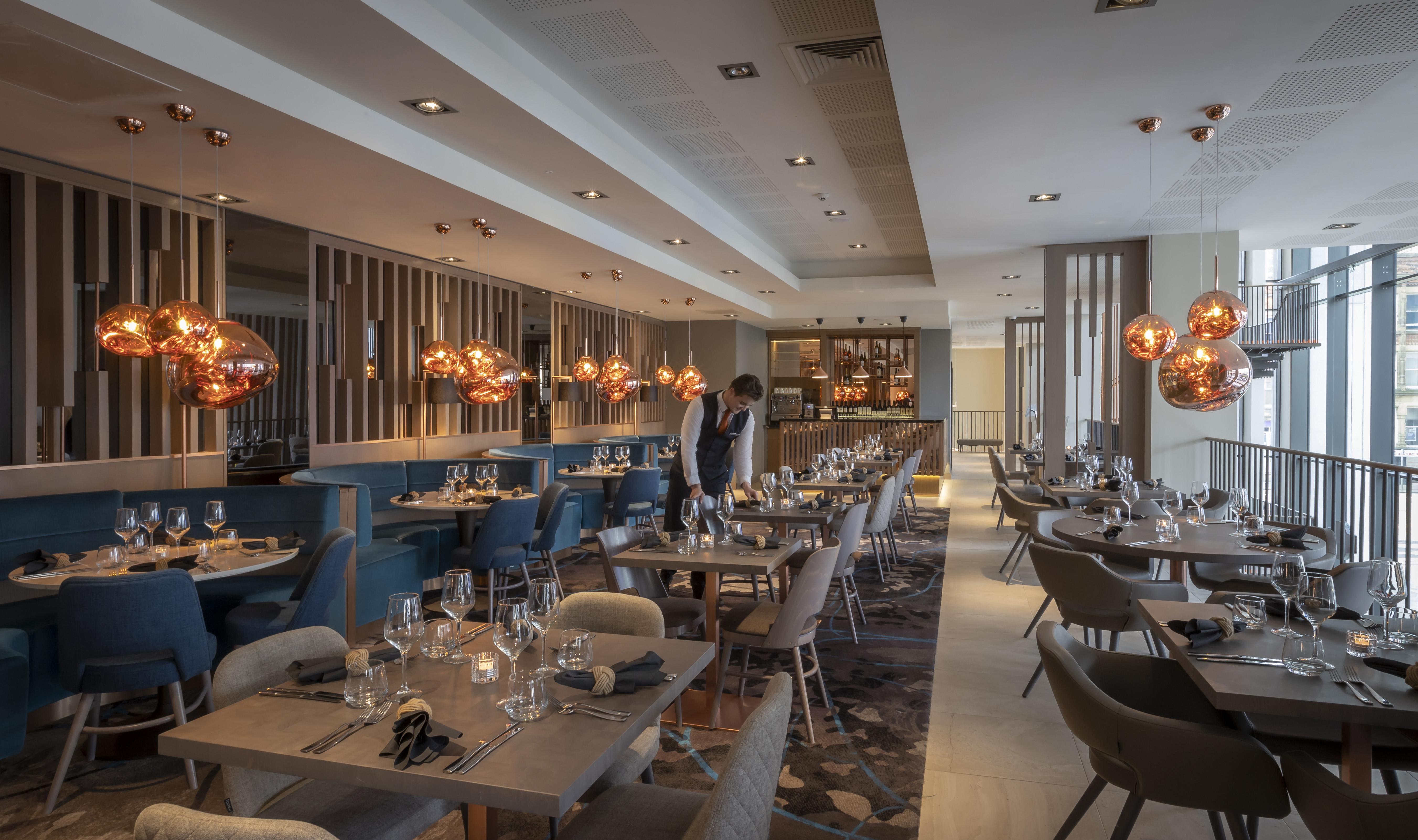 Clayton Hotel Manchester City Centre Dış mekan fotoğraf Interior of the restaurant